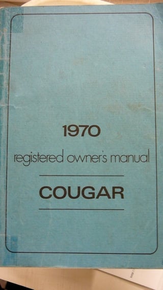 1970 Mercury Cougar Eliminator