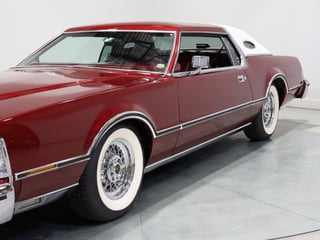 1976 Lincoln Continental Mark IV - Dark Red Moondust Metallic