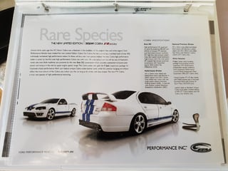 2007 FPV BFII Falcon GT Cobra No.290/400