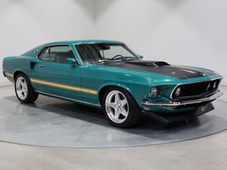 1969 Ford Mustang Mach 1 351ci Windsor - Silver Jade Metallic