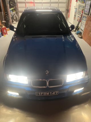 1996 BMW E36 M3 EVO Individual - Santorini Blue