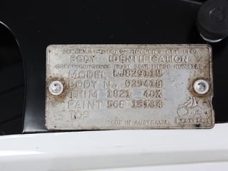 1972 Holden LJ Torana GTR XU1 - Glacier White …