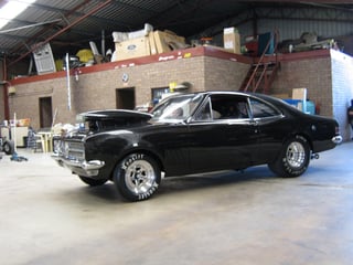 HK Monaro Drag car