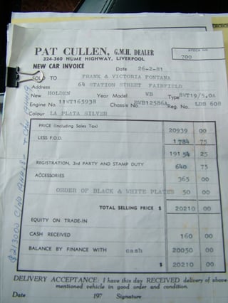 WB Statesman Caprice