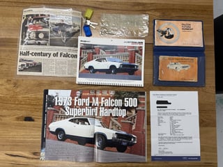 1973 Ford XA Falcon 500 Superbird - Polar White 