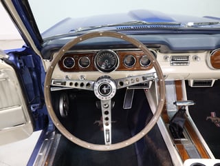 1965 Ford Mustang Convertible 302ci - Estoril Blue Metallic 