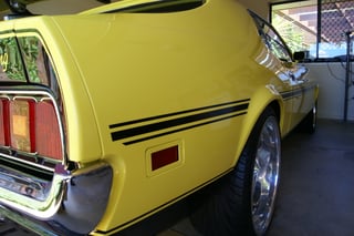 1972 Mustang 2 door hardtop Show car