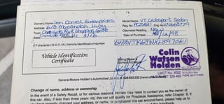 1998 HSV VT Clubsport Build No 1495 - Rubens Red Mica