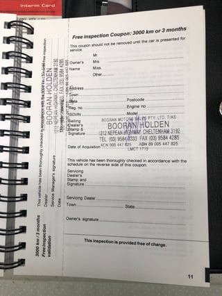 2004 HSV VZ Coupe 4 Build No. 059 - 8,161 km - Phantom Black