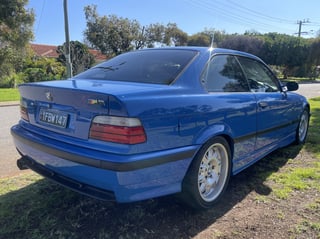 1996 BMW E36 M3 EVO Individual - Santorini Blue