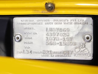 1974 Holden LH Torana L34 SLR 5000 - Chrome Yellow