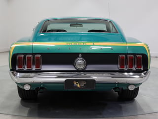 1969 Ford Mustang Mach 1 351ci Windsor - Silver Jade Metallic