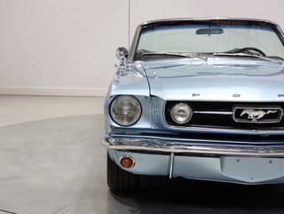 1966 Ford Mustang Convertible GT - 289 4V - Silver Blue