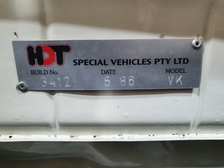 1985 Brock VK HDT Calais Director