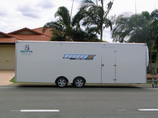 LX Torana full chassis Drag Car plus trailer