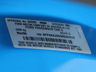 2006 Ford Falcon BF XR8 - Bionic Blue