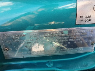 1977 Valiant CL Sports Pack Panel Van - 318 V8 4 speed