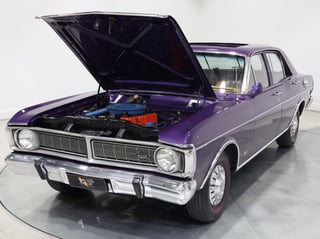 1971 Ford XY Falcon 500 6cyl Top Loader - Wild Violet Sunroof