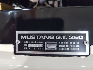 1966 Mustang Shelby GT350 Tribute