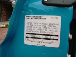 1970 Boss Mustang 302 ' W' code