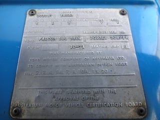 1971 XY GS Falcon 302 V8