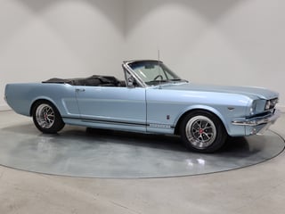 1966 Ford Mustang Convertible GT - 289 4V - Silver Blue