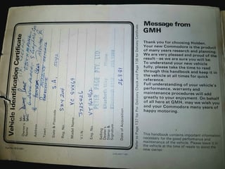 1980 Brock VC HDT Commodore #492