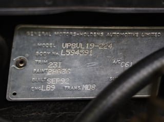 1992 HSV VP GTS Build No 048 - Anthracite