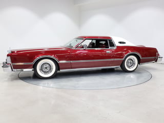 1976 Lincoln Continental Mark IV - Dark Red Moondust Metallic