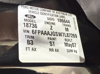 2007 FPV BF MKII GT R-Spec 40th Anniversary Build No 076 - 2,819km …