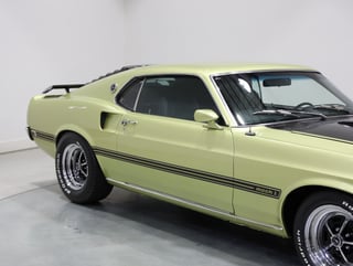 1969 Ford Mustang Mach 1 351 4V Windsor 4sp Man - Lime Gold