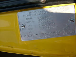 1977 LX Torana A9X 4 Door