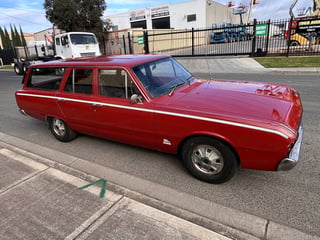 1969 Chrysler Valiant VF Pacer Wagon - Little Hood Riding Red