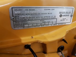 VG Valiant E31 Track Pack Pacer