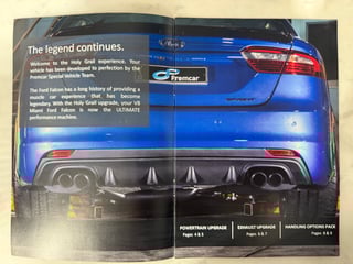 2015 Ford FGX XR8 Premcar SVT Holy Grail Build No 8 - Kinetic Blue