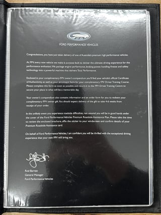 2007 FPV BF MK II GT  Cobra - Build No 153