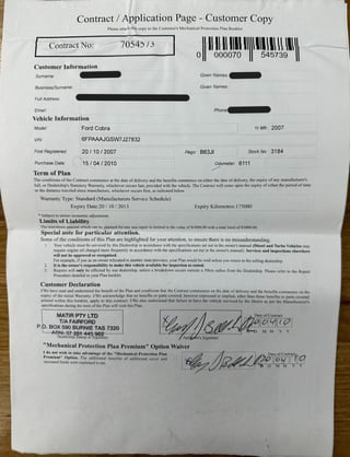 2007 FPV BFII GT R-Spec Cobra - Build No 009