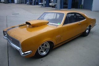 HK Monaro GTS drag car
