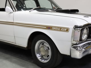 1971 Ford Falcon XY GT - Ultra White 