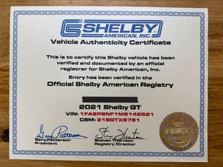 2021 Ford Shelby GT Supercharged 710HP RHD - Velocity Blue