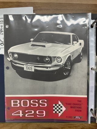 1969 Ford Mustang BOSS 429 - Candy Apple Red