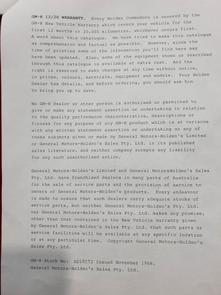 1986 HDT VL Commodore SS Group A #333 - 5,342 km