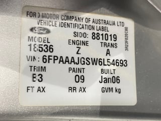 2006 FPV BF Falcon GT - Build 211