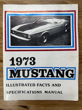 1973 Ford Mustang Mach 1 351 4V Cobra Jet V8