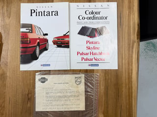 1991 Nissan Pintara Ti - 86,534km - Burgundy Metallic