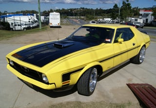 1972 Mustang 2 door hardtop Show car