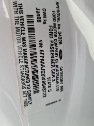 2008 FPV BFII Falcon GT Cobra No.342