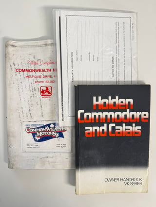 1985 Holden VK Commodore SL  4.9L V8 manual - 134 pack