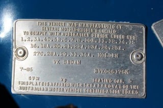 1985 VK HDT Group A Commodore Build No. 373 ( SOLD)