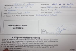 1990 VN SS Commodore 5L V8 manual